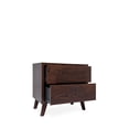 thumbnail image 2 of Buró ALTEREGO DESIGN Color Nogal con 2 Cajones con Relieve y Estructura de Madera MDF, 2 of 4