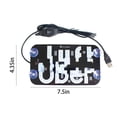 thumbnail image 4 of Ride Share Led Sign Decor Car Iluminado Window Decor Encendedor Gancho Intermitente Con Ventosa E Inversor De Cargador Usb Para Automóvil Speravity VI011415-00, 4 of 6