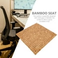 thumbnail image 3 of CRILSTYLEO 1Pack Bamboo Seat Cushion Light Brown Octagonal Small For Non Slip 15.7x15.7in, 3 of 8