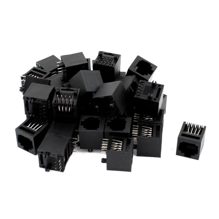 Straight Angle RJ45 8P8C PCB Mount Modular Network Jack Connector 39pcs price history on PriceWatchPro