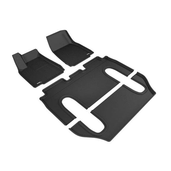 R1 R2 R3 Kagu Floor Mat for Tesla Model X 2016-2017, Black