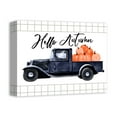 thumbnail image 2 of Creative Products Hello Autumn Pumpkin Truck 11x14 Canvas Wall Art, 2 of 5