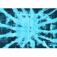thumbnail image 1 of Ahgly Company Indoor Rectangle Abstract Light Blue Modern Area Rugs, 5' x 7', 1 of 4