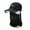 Black, variant on Sun Hat with Retractable Brim for Outdoor Fishing Riding Climbing, Sun-Protected, Quick-Drying, Breathable