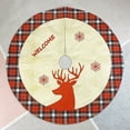 thumbnail image 4 of Clearance Christmas Decoration! Christmas Tree Skirt,Linen Grade Non-woven fabric Christmas Tree Skirt Apron Tree Ornament 50% Off Clear!, 4 of 5