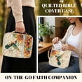 thumbnail image 5 of Yuyamidu Hummingbird Bible Cover Case for Women Sunflowers Bible Study Supplies for Women Book Carrying Case Large Bible Bag with Pockets for Church, Study & Travel, 5 of 8