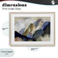 thumbnail image 4 of Stupell Industries Contemporary Mountain Forest Landscape Birch Framed Print Under Glass, 20 x 14, by Chromatic Storm Studio, 4 of 8