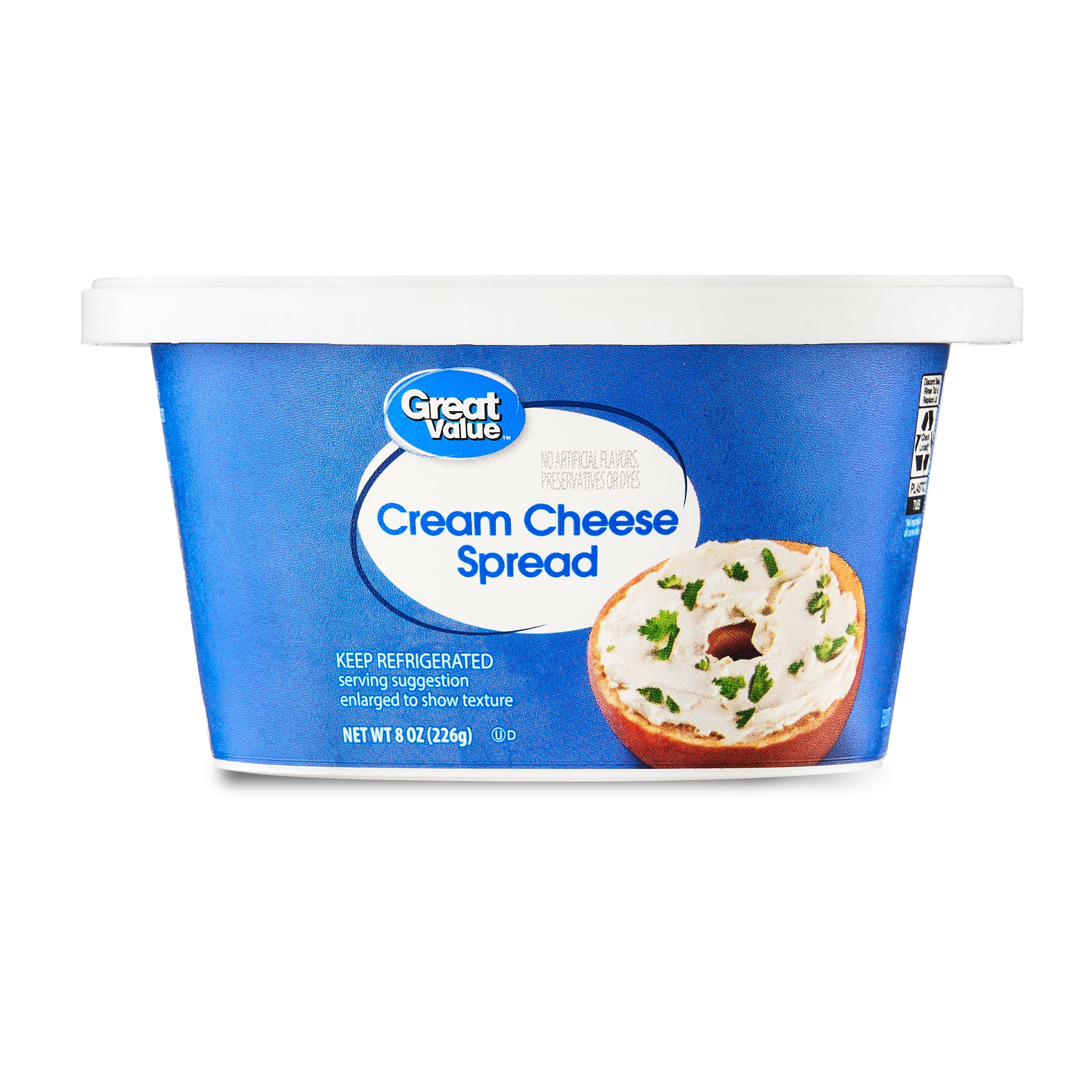Great Value Cream Cheese Spread AO, 8 oz
