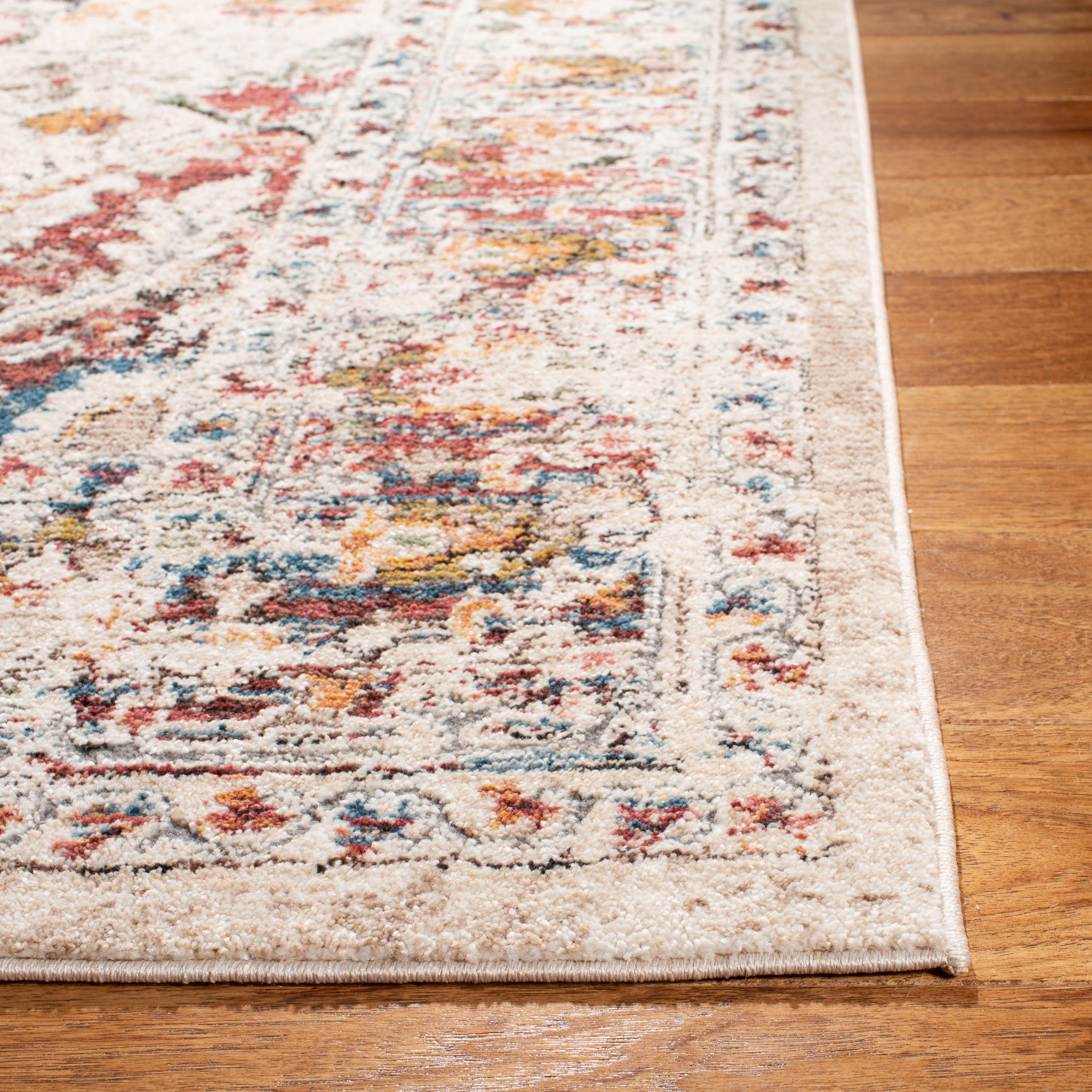 Safavieh Carlyle Jone Medallion Area Rug, Ivory/Gold, 6'7" x 6'7" Square