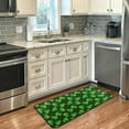 thumbnail image 4 of SKYSONIC St Patrick's Day Clover Kitchen Rug Non-Slip Bath Rug Doormats Anti Fatigue Runner Comfort Floor Mat 39 x 20 Inch, 4 of 7