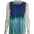 thumbnail image 5 of Women Dress Lady Tie-dye Women's Sleeveless Round Neck Gradient, 5 of 8