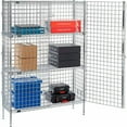 thumbnail image 4 of Nexel Chrome, Security Shelving Unit, 2 Quick Adjust Shelves, 48"W x 14"D x 66"H, 4 of 4