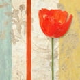 thumbnail image 2 of Greene, Taylor 26x26 Gold Ornate Wood Framed with Double Matting Museum Art Print Titled - Poppy Silhouette I, 2 of 4