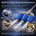 thumbnail image 4 of 2026new Triple Turbo Nozzle Pressure Washer, 360° Rotating High-Pressure Nozzle with 1/4" Quick Connector, 4000 PSI Max, 4–6 GPM Flow for Power Washers and Outdoor Cleaning, 4 of 8