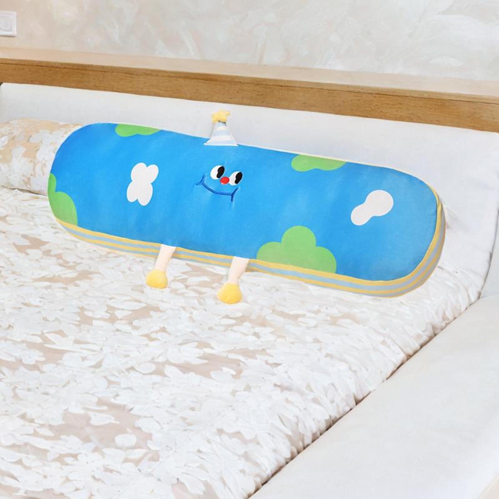 WLPZXP Throw Pillow Leg Hugging Cushion Home Decoration Soft Long Body Pillow for Girls Blue