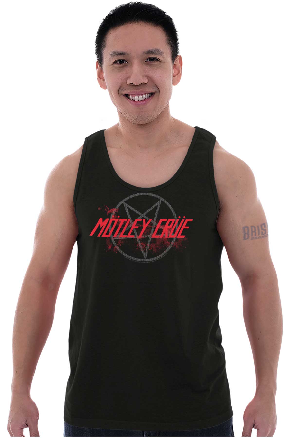 Motley Crue 80s Hair Metal Pentagram 