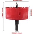 thumbnail image 2 of Hole Opener Drill Bit for Wood Aluminum Iron Sheet Pipe Plastic, 2 of 5