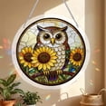 thumbnail image 6 of DIY 83 Piece Suncatcher Puzzle, Stained Glass Acrylic Window Hanging for Home Decor, Rainbow Gift for Mom Women(B), 6 of 6