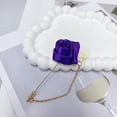 thumbnail image 5 of Fashion Men Rose Flower Lapel Stick Brooch Pin Satin Tassel Chain Dangling Handmade Boutonniere Pins for Suit Collar Men’s Wedding Groom Groomsman Floral Tuxedo Corsage Accessory Husband Father, 5 of 12