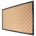 thumbnail image 2 of U Brands Fashion Cork Bulletin Board 35" x 23" Black Finish Frame 306U00-01, 2 of 3
