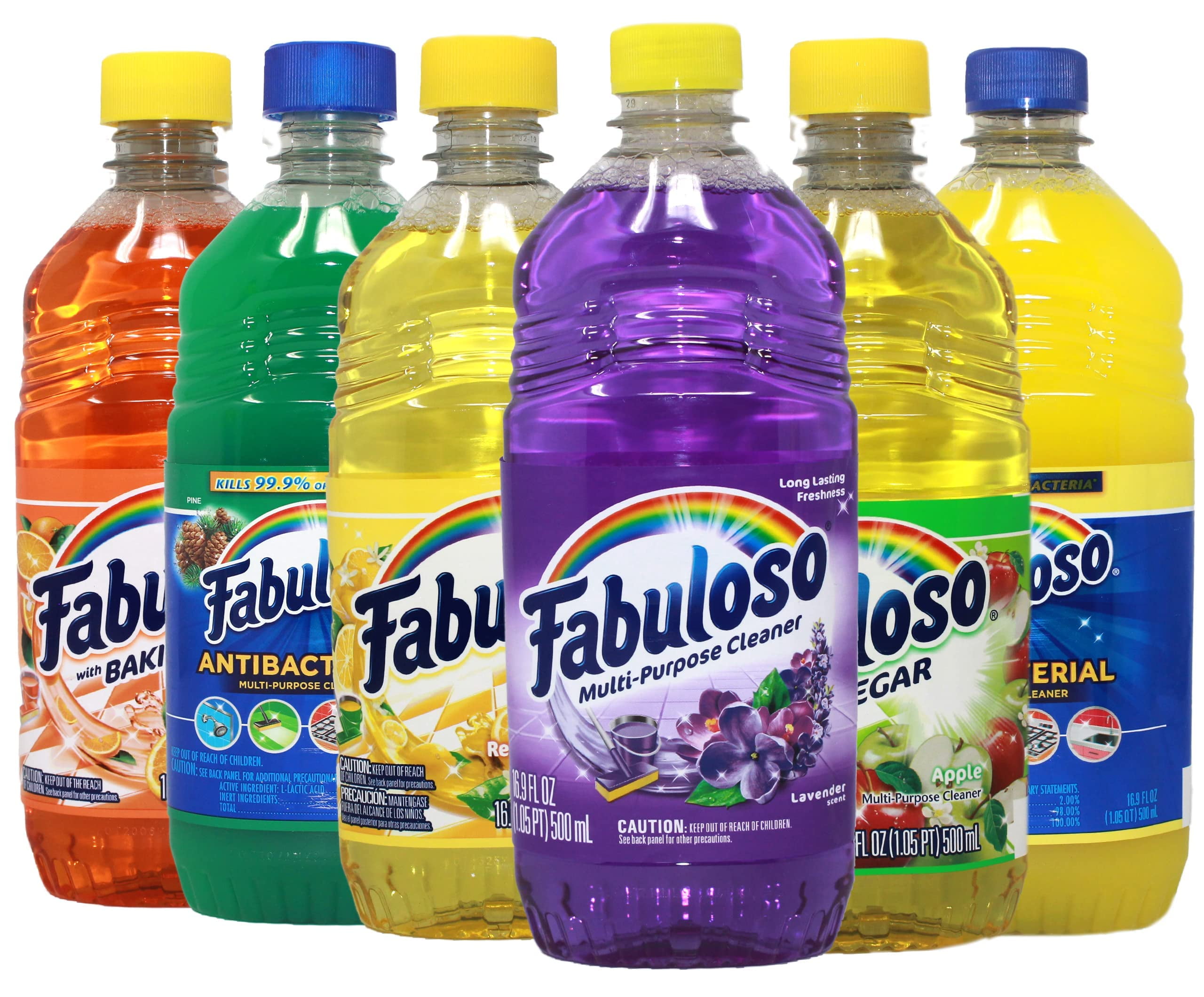 Fabuloso All Purpose Liquid Cleaner Variety Set of 6, Includes Lemon
