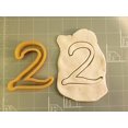 thumbnail image 4 of Number Two in Comic Font Cookie Cutter- Fast Shipping - Sharp Edges - Exceptional Quality, 4 of 4