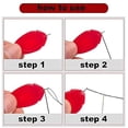 thumbnail image 4 of Needle Threader for Sewing Plastic Wire Loop DIY Simple Needle Threader Hand Tool Sewing Tool for Sewing Crafting A-10, 4 of 4