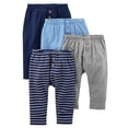 thumbnail image 1 of Pantalones para bebé Simple Joys de Carter's Cotton de 6 a 9 meses (paquete de, 1 of 2