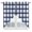 Blue, variant on Navy Blue Marble Swag Curtain Valances, Modern Golden Geometric Art Kitchen Valance for Window, Rod Pocket Small Topper Drapes for Cafe Bedroom Bathroom 2 Panels Window Treatment 28"x36"