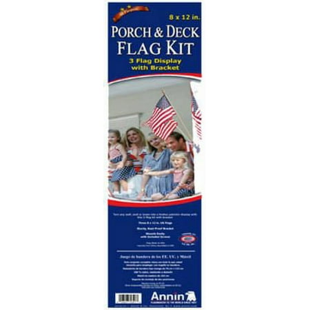 Annin Flagmakers 379307R 3-Piece U.S. Flag Set