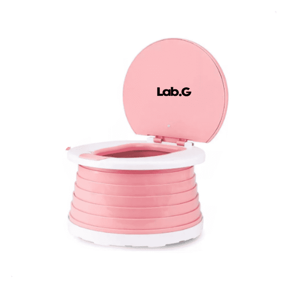 Inodoro Portátil Orinal Plegable Para Niños Lab.G Rosa
