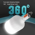 thumbnail image 2 of Night Market Led Household Rechargeable Light Bulb Highlight Energy-saving 150w-105mm, 2 of 5