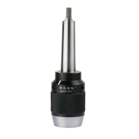 

KAKA Indsutrial Drill Chuck With Integrated Shank APU R8 Shank (HPJ1016 (1/32 -5/8 -MTA2))