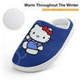 thumbnail image 4 of Kids Slippers Hello Kitty House Slippers Warm Soft Plush Slipper Anti-Slip Winter Fluffy House Shoes for Boys Girls, 4 of 7