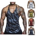 thumbnail image 3 of Hombres Gimnasio Culturismo Sin mangas Top Entrenamiento masculino Ejercicio físico Chaleco deportivo Advancent FS10991-14, 3 of 7