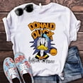 thumbnail image 1 of Mickey Mouse Disney 100% Cotton T-shirt Print Women Harajuku Aesthetic Streetwear White Tops New Summer Fashion Free ShippingXS Gao Jinjia LED, 1 of 2
