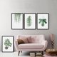 thumbnail image 1 of Wekity Póster impreso en lienzo con hojas verdes, diseño de acuarela, vitalidad simple, decoración de dibujo para el hogar, sala de estar, dormitorio, oficina (juego de 4 sin marco,, 1 of 4