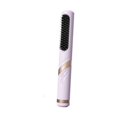 thumbnail image 2 of Arduador de cabello inalámbrico 2 en 1 calefacción peine caliente para salón para principiantes belleza violeta, 2 of 8