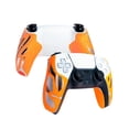 thumbnail image 1 of Shadow Boolt Controller Grips Anti-Skid Multi-Texture Sweat Absorption Pre-Cut Grips Tape Compatible with PS5 DualSense and PlayStation Portal (OrangeBlueSilver), 1 of 5