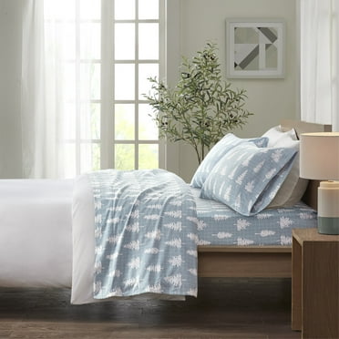 Luxurious Cotton Flannel Sheet Set - Soft & Cozy Bedding for Winter Nights