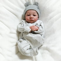 PYD 18inch Realistic Reborn Newborn Boy Doll Vinyl Silicone Handmade Lifelike Cloth Body Dolls Gift
