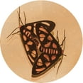 thumbnail image 1 of Ahgly Company Machine Washable Indoor Round Transitional Yellow Orange Area Rugs, 3' Round, 1 of 7