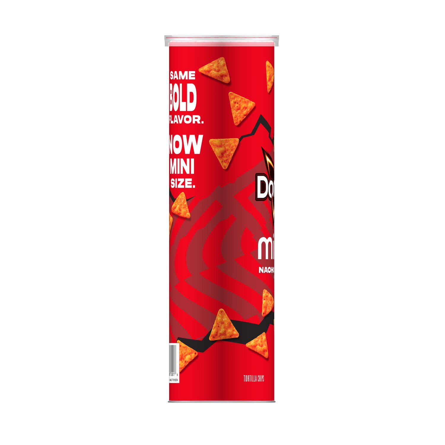 Doritos Minis, Nacho Cheese Flavored Tortilla Chips, 5.125 oz, Canister
