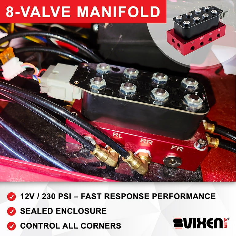 Vixen Air Suspension Valve Manifold 1/4
