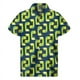 thumbnail image 5 of Camisas hawaianas con estampado de dinosaurios de dibujos animados para hombre, camisa de verano con solapa de animal con estampado 3D, blusa holgada de manga corta con botones para la calle, 5 of 5