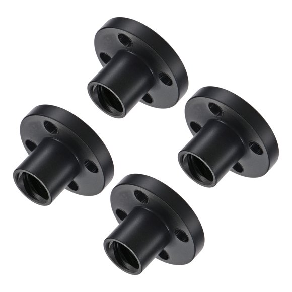 Tuerca trapezoidal de tornillo de plomo T8 POM de Uxcell, paso de 2 mm, plomo de 8 mm para impresora 3D, paquete de 4