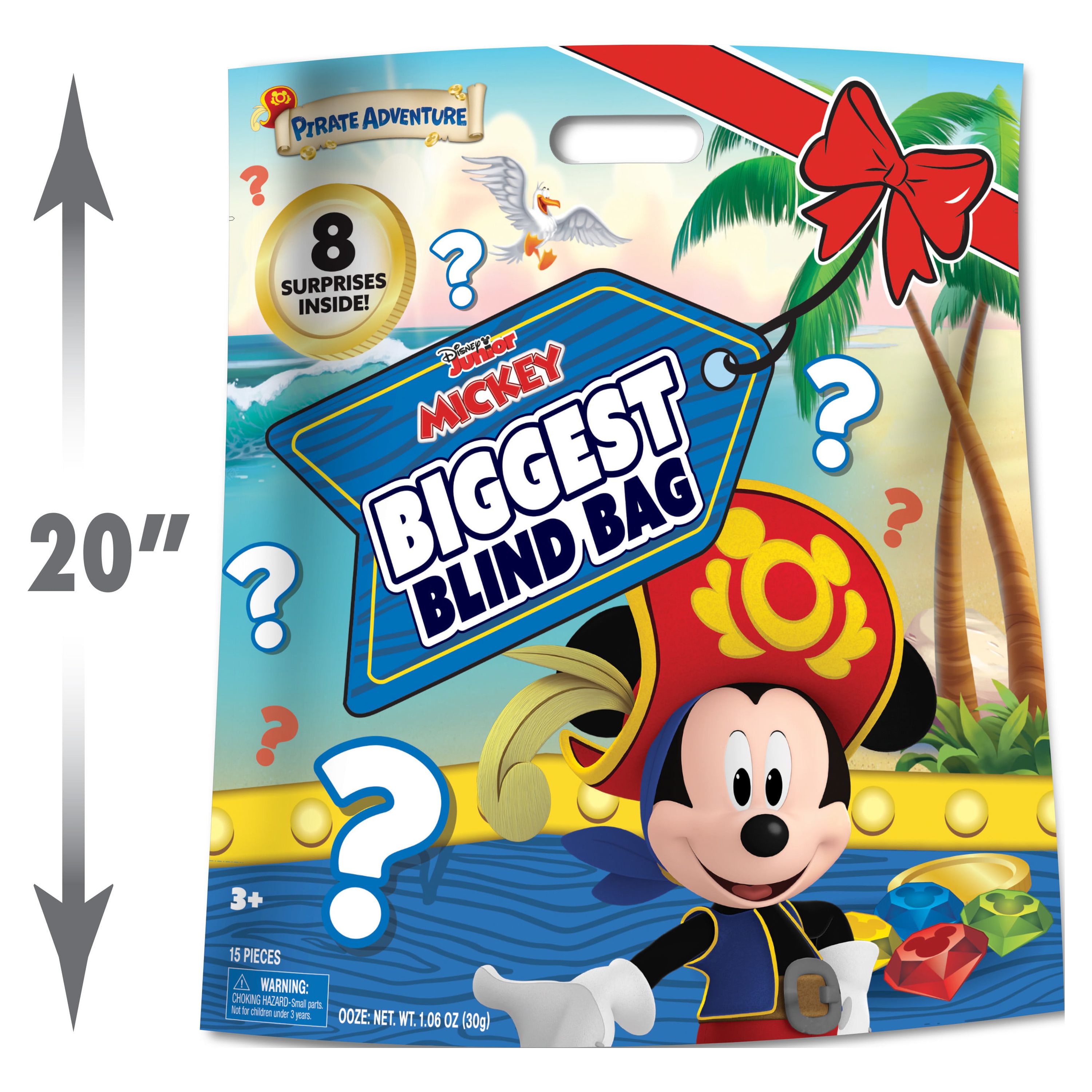 Disney Junior Mickey Mouse Pirate Adventure Biggest Blind Bag, Officially Licensed Kids Toys for Ages 3 Up, Gifts and Presents - image 5 of 5