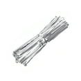 thumbnail image 4 of 1000pcs Long Strong Twist Ties 4 Inches Quality Plastic Closure Tie Silvery for Home Business Institutions, 4 of 5