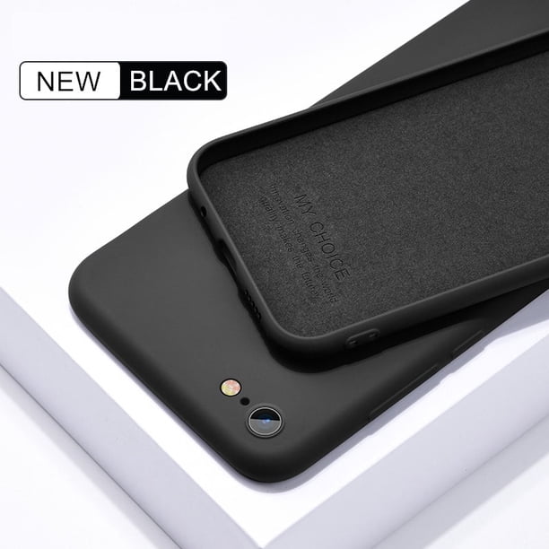 Funda fina suave para iPhone 7 8 6s Plus SE2 funda de silicona líquida Original Candy Coque Capa para iPhone X Xs 11 12 13 14 Pro Max XR Tan Jianjun unisex