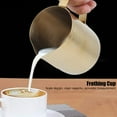 thumbnail image 3 of Milk Frothing Pitcher,Stainless Steel Coffee Milk Frothing Cup Pitcher Jug with Scale for Home Coffee Latte Art [S], 3 of 9